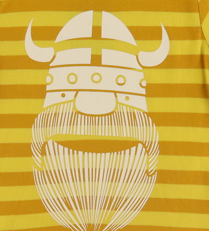 Danef T-Shirt - Danebasic - Faded Yellow / Dk Yellow Erik