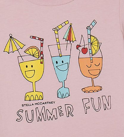 Stella McCartney Kids T-shirt - Rosa m. Drinks