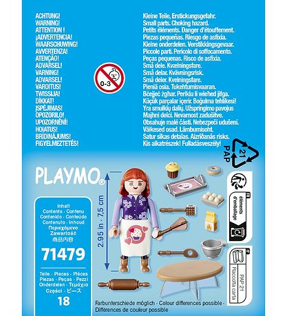 Playmobil SpecialPlus - Konditor - 18 Dele - 71479