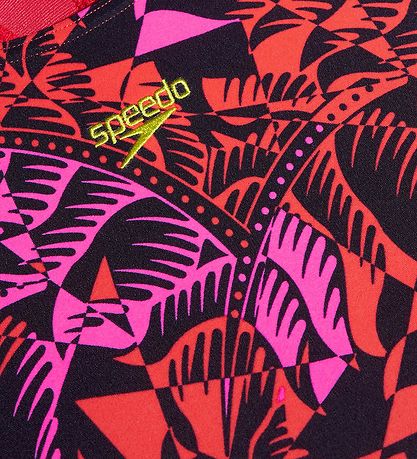 Speedo Badedragt - Digital Allover Splashback - Black/Pink
