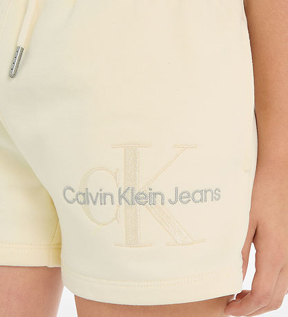 Calvin Klein Shorts - Monogram Logo - Papyrus