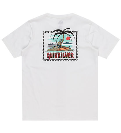 Quiksilver T-shirt - Marooned - Hvid