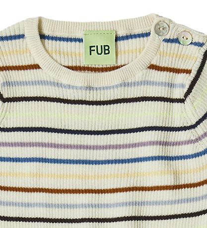 FUB Body k/ - Rib - Multi stripe