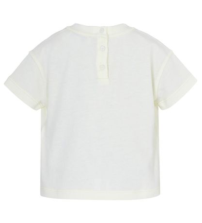 Emporio Armani T-shirt - Hvid m. Rosa