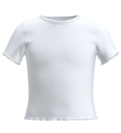 Name It T-Shirt - Crop Top - NkfNoralina - Bright White