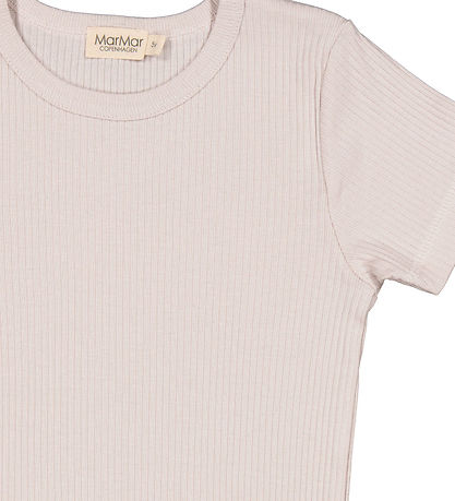 MarMar T-shirt - Modal - Rib - Barely Rose