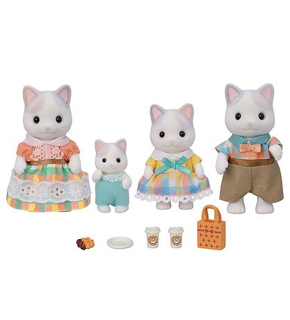 Sylvanian Families - Latte Cat Family - 5738