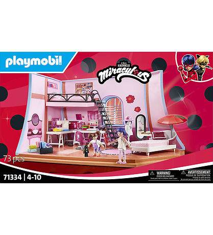 Playmobil Miraculous - Marinettes Hems - 73 Dele - 71334