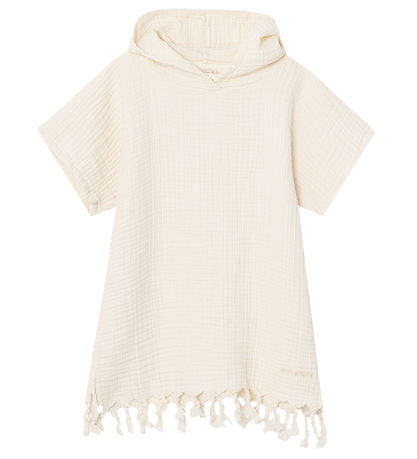 Mini A Ture Badeponcho - Cansu - Papyrus White