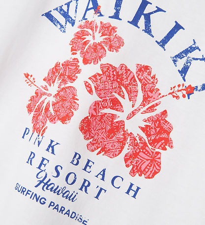 Name It T-shirt - NkfViolet - Bright White/Waikiki