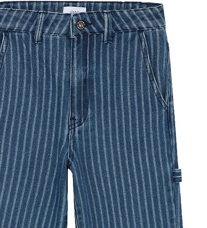 Grunt Jeans - Worker Stripe - Blue