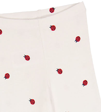 Msli Leggings - Ladybird - Balsam Cream/Apple Red
