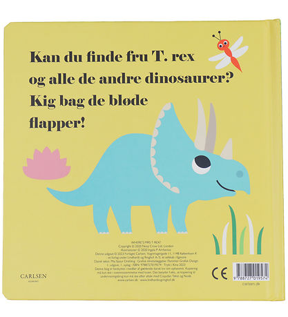 Forlaget Carlsen Billedbog m. Flapper - Hvor Er Fru T. Rex - Dan