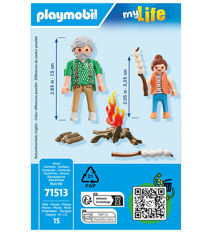 Playmobil My Life - Lejrbl med Skumfiduser - 71513 - 15 Dele