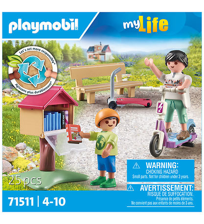 Playmobil My Life - Bogbytte for Bogorme - 71511 - 25 Dele