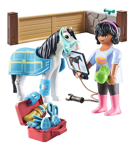 Playmobil Horses Of Waterfall - Hesteterapeut - 71497 - 27 dele