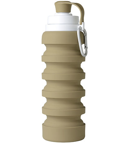 Mininor Foldbar Drikkedunk - Silikone - 200-500 ml - Oliven