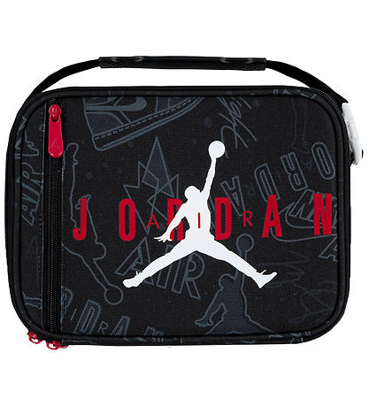 Jordan Madkasse - Lunch Box - Black/Gym Red/White
