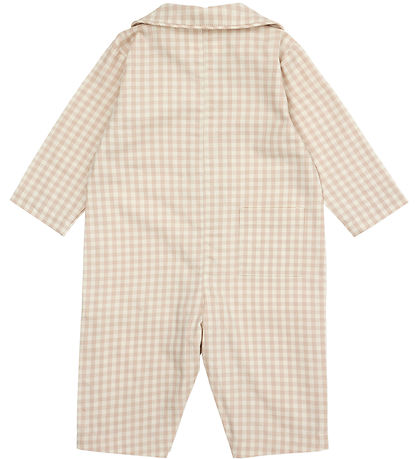 Lalaby Natdragt - Classic - Beige Gingham