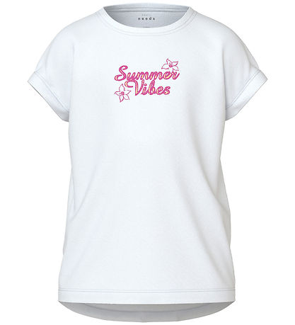 Name It T-shirt - NkfViolet - 2-pak - Parfait Pink/Bright White
