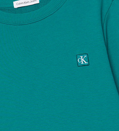 Calvin Klein Sweatshirt - Mono Mini Badge - Fanfare