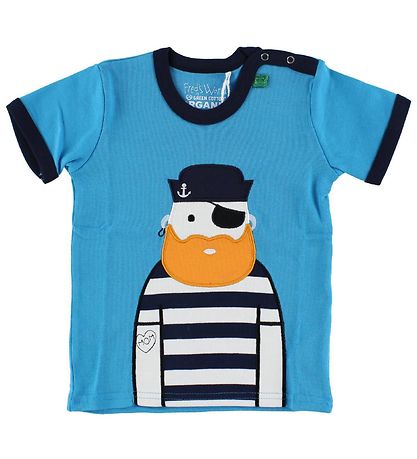 Freds World T-shirt - Bl m. Pirat