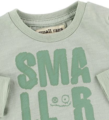 Small Rags Bluse - Mint m. Print