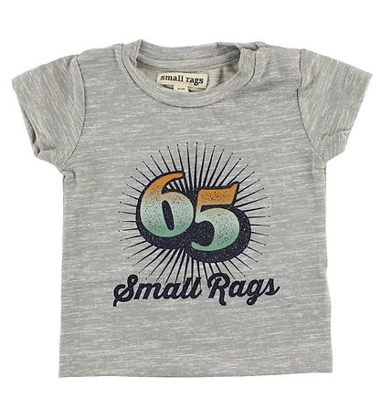 Small Rags T-Shirt - Grmeleret m. Print