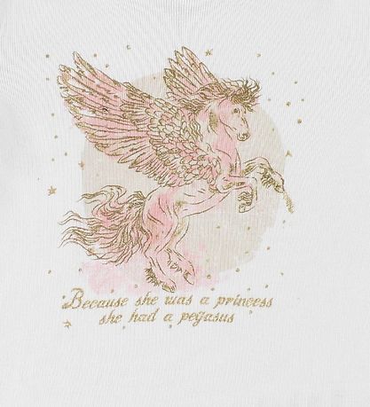 Wheat T-shirt - Pegasus - Hvid m. Print