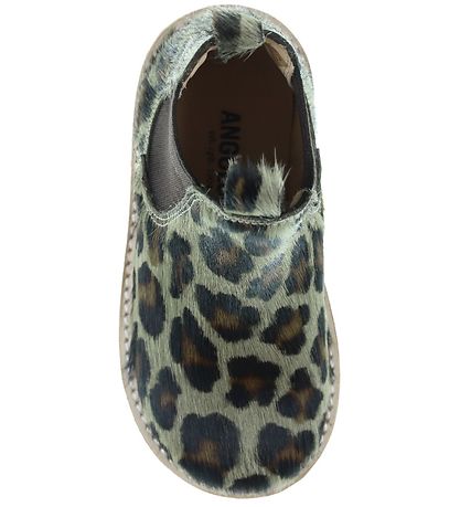 Angulus Stvler - Chelsea - Khaki Leopard m. Pels