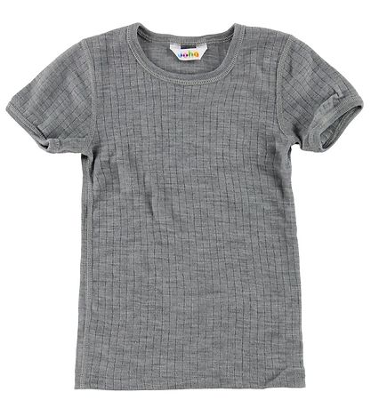 Joha T-Shirt - Uld - Grmeleret