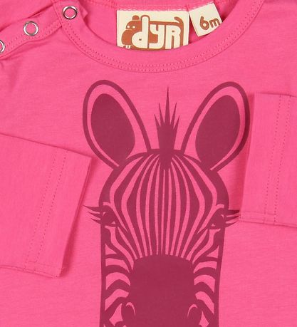DYR Bluse - DYRSnarl - Pink m. Zebra
