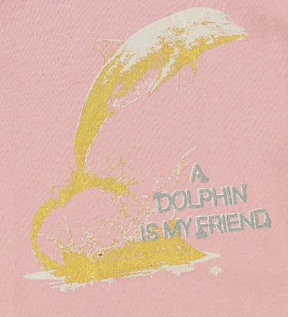 Wheat T-shirt - Mellow Rose m. Delfin