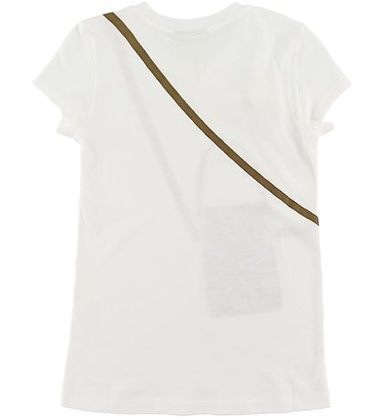 Fendi T-shirt - Hvid m. Skuldertaske