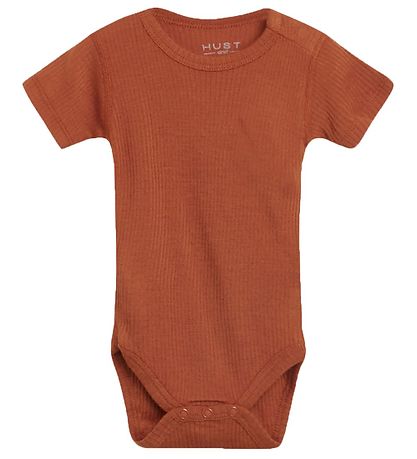 Hust and Claire Body k/ - Bet - Uld/Bambus - Brndt Orange