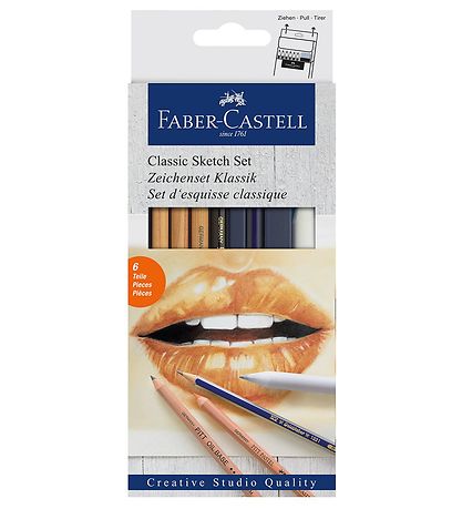 Faber-Castell Tegnest - Classic Sketch - 6 stk
