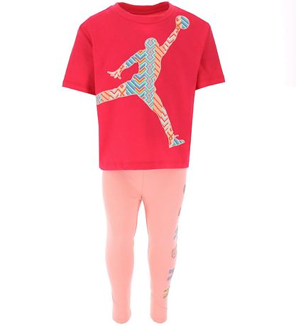 Jordan T-Shirt/Leggings - Girls Bff - Bleached Coral