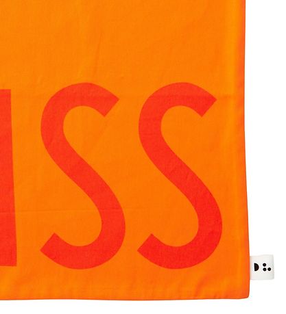 Design Letters Shopper - Kiss - Orange