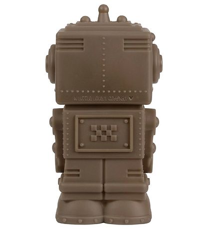 A Little Lovely Company Sparegris - 16 cm - Robot - Ash Brown