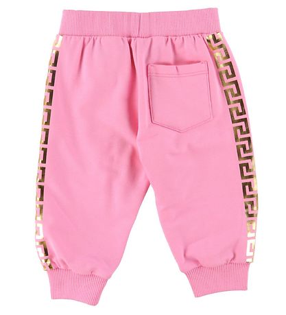 Versace Sweatst - Pink m. Guldprint
