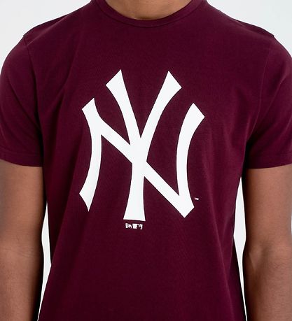 New Era T-shirt - New Yok Yankees - Bordeaux