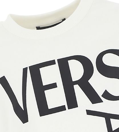Versace Sweatshirt - Logo - Hvid/Sort