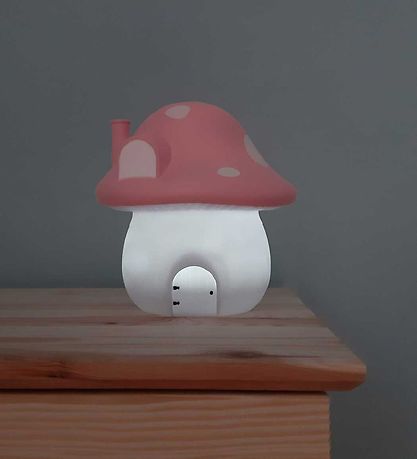A Little Lovely Company Natlampe - Mushroom - 19 cm - Faries