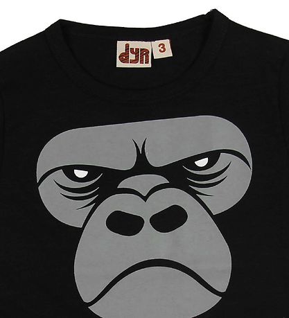 DYR T-Shirt - DYRPrimate - Black Zoomgorilla