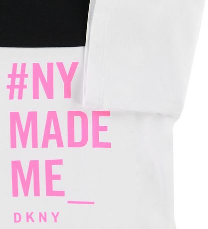 DKNY T-shirt - Sort/Hvid/Pink
