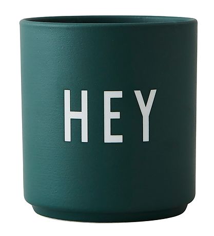 Design Letters Kop - Favourite Cups - Porceln - Mrkegrn Hey