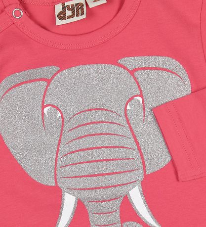 DYR Bluse - DYRSnarl - Pink m. Elefant