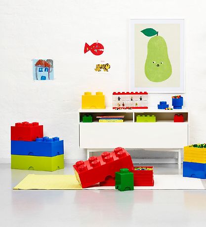 LEGO Storage Opbevaringsboks - 8 Knopper - 50x25x18 - Bl