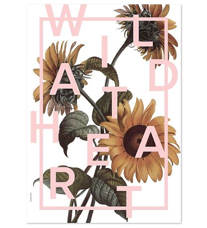 I Love My Type Plakat - 50x70 - Power Flower - Wild At Heart