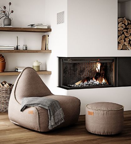 SACKit Skkestol - Canvas Lounge Chair - 96x80x70 cm - Sand